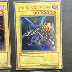 Yu-Gi-Oh! 4-Card Foil Lot Blue-Eyes, Red-Eyes, Ultimate dragon series! - Image 3