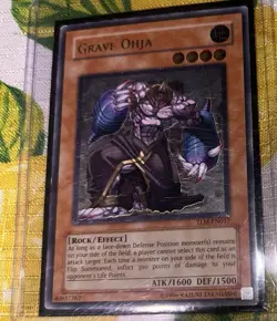 Konami Yu-Gi-Oh! TCG Grave Ohja TLM-EN017 UTR Rare Holo Unlimited EN 1600/1500 - Image 1