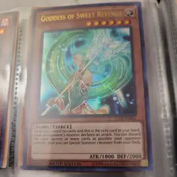 Yugioh Goddess of Sweet Revenge LC06-en001 Ultra Rare NM - Image 1