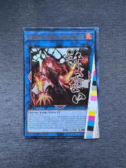 YuGiOh! Promethean Princess, Bestower Of Flames RA05 - Error Misprint Near Mint - Image 1