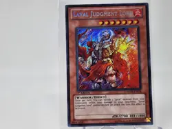 YuGiOh Laval Judgment Lord HA05-EN014 1st Edition Secret Rare NM B - Image 1