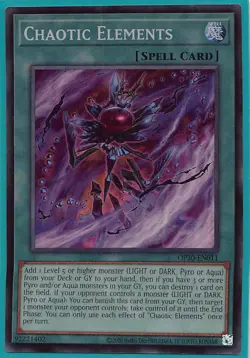 Chaotic Elements Super Rare OTS Tournament Pack 30 OP30-EN011 NM - Image 1