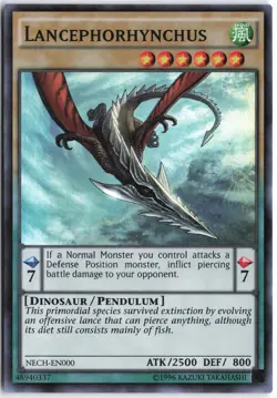 Yugioh - Lancephorhynchus NECH-EN000 Unlimited - The New Challengers - Image 1