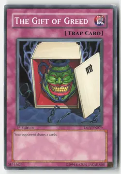 Yugioh - The Gift of Greed TAEV-EN079 1st Edition - Common - Image 1