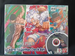 One Piece Card Game Learn Together Deck Set LT01 - English - Sealed - Image 1