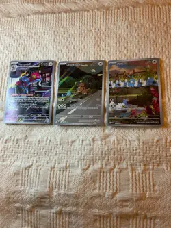Pokemon TCG Full Art IR RARE Card Trio Porygon-Z, Kangaskhan, Swablu, Near Mint - Image 1
