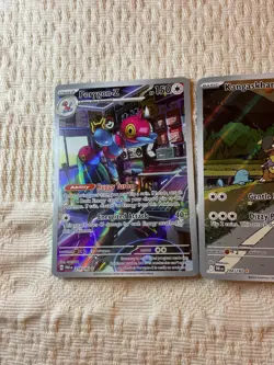 Pokemon TCG Full Art IR RARE Card Trio Porygon-Z, Kangaskhan, Swablu, Near Mint - Image 3