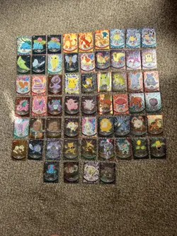 LOT (58) Topps Pokemon Cards with Chromes Charizard Pikachu +more - Image 1