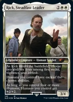 MTG English Rick Steadfast Leader NM Foil Secret Lair - Image 1