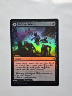 Foil Malakir Rebirth / Malakir Mire NM Zendikar Rising Magic The Gathering - Image 1