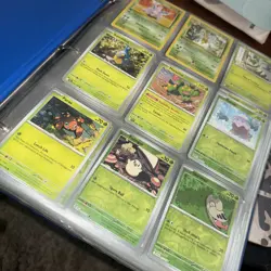 Pokemon Cards Huge Collection Of Binder & 513 Cards Assorted Lot - Image 2