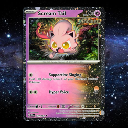 Scream Tail Cosmos Holo 077/162 Temporal Forces Near Mint Holo Pokemon Card - Image 1