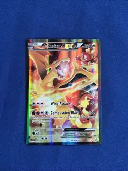 G2U Pokmon TCG CharizardEX XY Black Star Promos Holo Card XY121 - Image 1