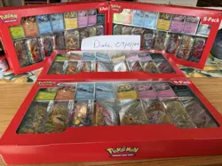 HOT! 4 Pokemon Prismatic Evolutions Costco 8 Mini Tins w promo cards ✅ Sealed ✅ - Image 1