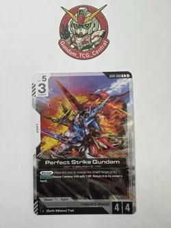 Perfect Strike Gundam - Gundam Card Game #GD01-068 - GD01 - NM Foil Newtype Risi - Image 1