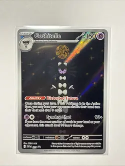 Pokemon Gothitelle 211 Sv: Scarlet & Violet Black Star Promo Illustration Card - Image 1