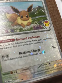 Eevee - (Pokemon Day 2025) (Reverse Cosmos Holo) 074/131 Miscellaneous Cards... - Image 2