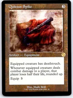 Quietus Spike 46 The Brothers' War: Retro Frame Artifacts MTG LP - Image 1