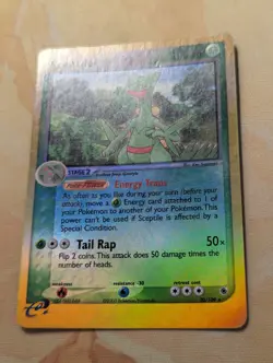 Sceptile 20/109 EX Ruby & Sapphire Reverse Holo Rare Pokemon Card Game TCG ✨ - Image 3