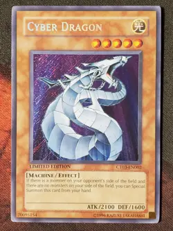 Yugioh Cyber Dragon CT03-EN002 Secret Rare Limited Edition MP - Image 1