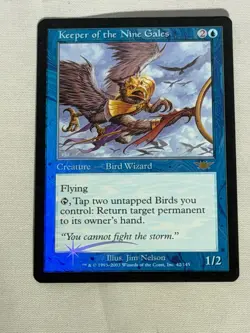 MTG FOIL Keeper of the Nine Gales Legions Magic the Gathering - Image 1