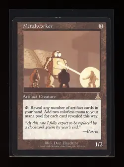 Metalworker 135 Rare Urza's Destiny Magic: The Gathering LP+ (MLP) - Image 1