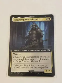 Judge Magister Gabranth Extended Art Final Fantasy 495 - Image 1