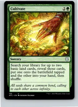 Magic the Gathering Cultivate Commander: Adventures in the Forgotten Realms MTG - Image 1