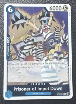 Prisoner of Impel Down OP16-042 R The Time of Battle Foil English One Piece - Image 1