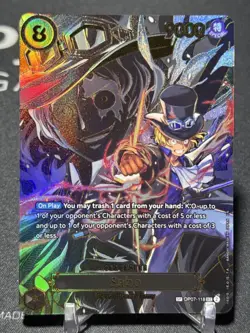 SABO - One Piece OP07-118 - SP Special Secret Rare SEC - Carrying On His Will - Image 1