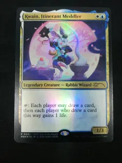 MTG FOIL Kwain, Itinerant Meddler Promo APAC 2023 Year of the Rabbit NM English - Image 1