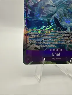 One Piece TCG Enel OP15-060 SR Alt Art Adventure On Kami’s Island English - Image 4