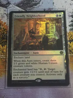 Friendly Neighborhood Foil Mtg Spider-Man Magic The Gathering - Image 3