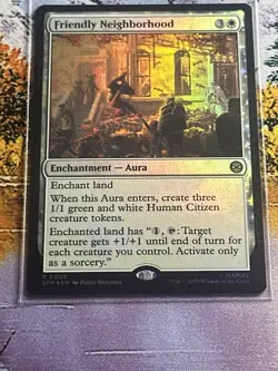 Friendly Neighborhood Foil Mtg Spider-Man Magic The Gathering - Image 4