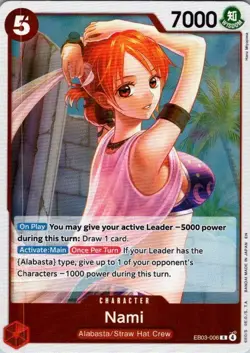 NAMI (006) EB03-006 R ONE PIECE FOIL NM ONE PIECE HEROINES EDITION MIYAJIMA., - Image 1