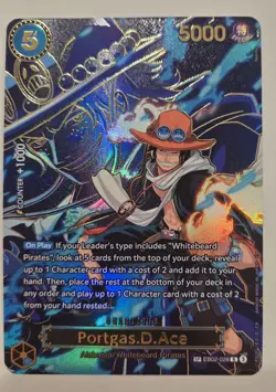 Portgas.D.Ace - EB02-028 EB02-028 Carrying On His Will Foil One Piece - Image 1