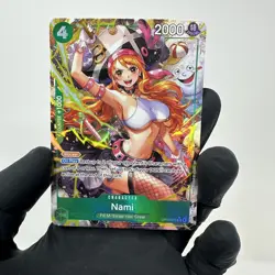 Nami (Alternate Art) OP14-031 The Azure Sea's Seven Foil SR English One Piece - Image 1