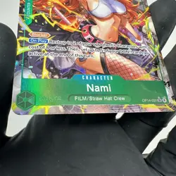 Nami (Alternate Art) OP14-031 The Azure Sea's Seven Foil SR English One Piece - Image 3