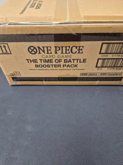 One Piece TCG English OP-16 The Time Of Battle Booster Box Case New & Sealed - Image 1