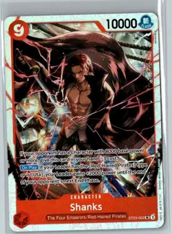 Shanks (002) One Piece Card Game Starter Deck 23: RED Shanks - Image 1