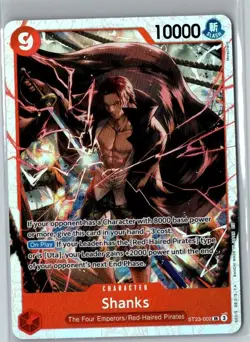 Shanks (002) One Piece Card Game Starter Deck 23: RED Shanks - Image 1