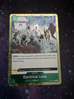 Bandai Electrical Luna OP08-036 Two Legends Event Trigger English Cost 3 - Image 1