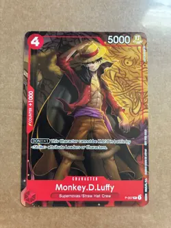 Monkey.D.Luffy P-007 Tournament Pack Vol 1 Promo One Piece 1 P007 - Image 1
