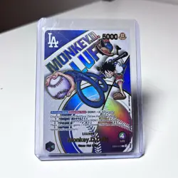 *PROXY* EB02-010 Monkey.D.Luffy Dodgers Promotional Card (custom Card) - Image 1
