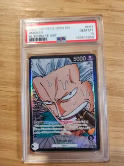 One Piece TCG Smokers OP02-093 Paramount War Alternate Art PSA 10 - Image 3