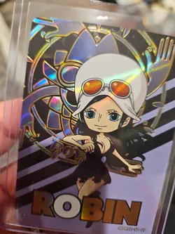 Robin ONE PIECE Manga Anime Full Art HOLO OP-WA201-SD-07 - Image 2