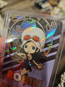 Robin ONE PIECE Manga Anime Full Art HOLO OP-WA201-SD-07 - Image 4