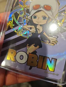 Robin ONE PIECE Manga Anime Full Art HOLO OP-WA201-SD-07 - Image 5