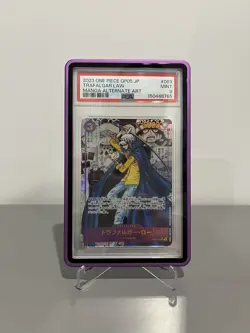 PSA 9 Trafalgar Law OP05-069 Comic Parallel Manga Art One Piece Card Japanese - Image 3