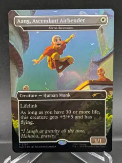 Magic Secret Lair Aang, Ascendant Airbender Avatar Last Airbender Foil 2291 NM - Image 1